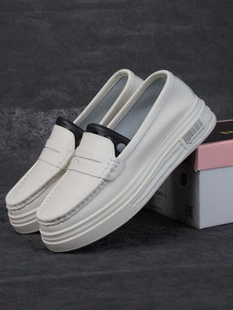 06-PDXL157-2 BEIGE Туфли женские (натуральная кожа)