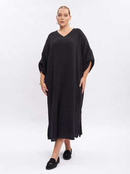 Платье из муслина PP66501BLK01