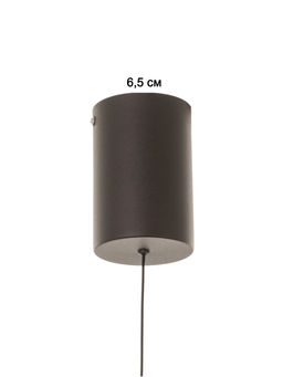 Светильник BayerLux «Люмине», 7 Вт, LED, 4000К, чёрный/золото, 9×9×18(+150) см