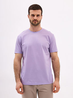 Футболка мужская короткий рукав GREG G145-PO4T-LT1359-3 (сиреневый)
