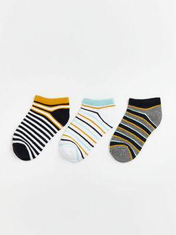 ?izgili Erkek ?ocuk Patik ?orap 3l?