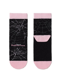 Цена за 2 пары. Носки Классические CONTE CLASSIC (стразы, люрекс) черный-св.розовый - Conte elegant фото 2