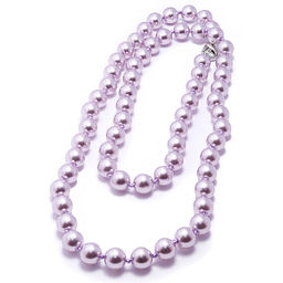 Бусы из жемчуга Майорка жемчужно-лавандового цвета 6мм