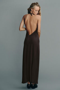 FLOWING HALTER DRESS - Zara фото 5