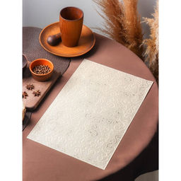 Цена за 12 шт. Салфетка ажурная для стола Нежность. Витки, 4530 см, цвет бежевый - Simaland фото 2