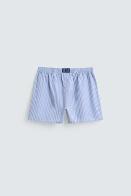 CHAMPION ® X ZARA POPLIN BOXER SHORTS  фото 8