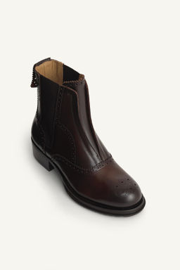 LEATHER CHELSEA BOOTS LIMITED EDITION - Zara фото 3