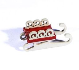 Елочные игрушки: Санки малые 3020 Twirl - Idh фото 4