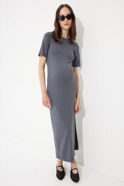 MAMA Vestido camiseta de microfibra