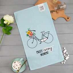 Цена за 2 шт. Полотенце кухонное Доляна LoveLife 35х60 см, 100% хлопок, 160г/м2