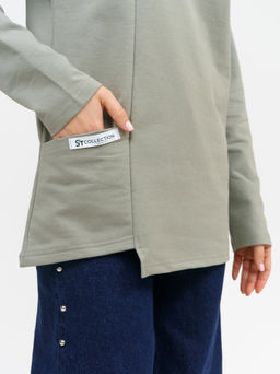 787 Туника "Св.олива"