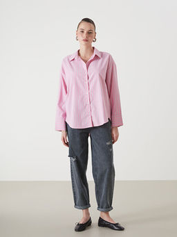 Boyfriend Y?rt?k Detayl? Kad?n Jean Pantolon