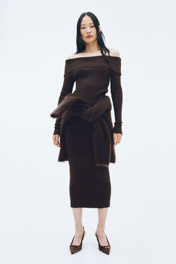 Top off-the-shoulder en punto de canale - H&m фото 2