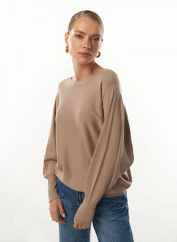 Conso/KPL 230718 - beige Пуловер женский