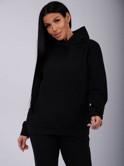 Худи Ханна, футер 2-х нитка начес - Малина фото 2