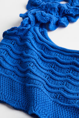 Top cropped efecto crochet - H&m фото 2