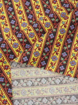 Перкаль Цветущие полоски, ГОСТ, ш.1.5м, хлопок-100%, 125гр/м.кв - Купава фото 9