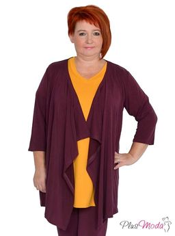 Кардиган Модель №1143 размеры 44-84 - Plusmoda фото 2
