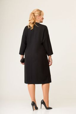 Блуза Swallow 803.2 черный+серебряный узор фото 815