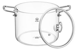 Кастрюля 1,5 л 23*16*16 см Crystal glass с крышкой - Elan gallery фото 19