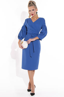 Платье Искусство обольщения (тёмно-голубой) - Эльза фото 3