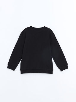 Bisiklet Yaka Uzun Kollu Basic K?z Bebek Sweatshirt - Waikiki фото 2