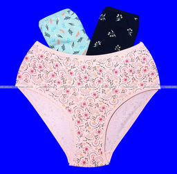 Цена за 3 шт. Трусы женские Miss Emma Турция высокая посадка большие размеры № 6