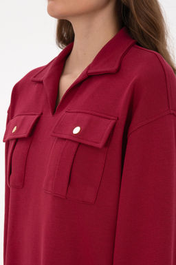 Kad_n Koyu Frambuaz _rme Elbise - U.s. polo assn фото 6