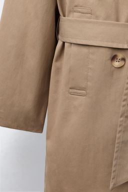 LONG TRENCH COAT WITH BELT