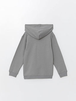 Kap??onlu Garfield Bask?l? Erkek ?ocuk Sweatshirt - Waikiki фото 3