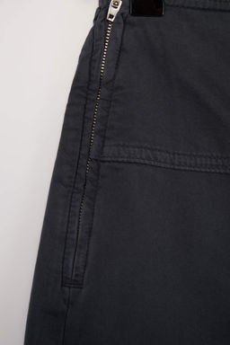 Antrasit %100 Pamuk Yuksek Bel Denim Sort Etek TWOSS26SR00125 - Trendyolmilla фото 3