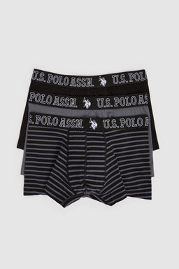 Erkek Siyah 3l_ Boxer Tak_m_ - U.s. polo assn фото 2