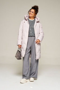 Пальто Beautiful Free 8018-Р жемчужный