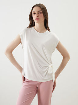 Bisiklet Yaka Kad?n Ti??rt