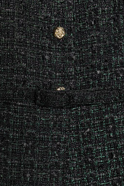 STRUCTURED WAISTCOAT WITH METALLIC THREAD BELT - Zara фото 8