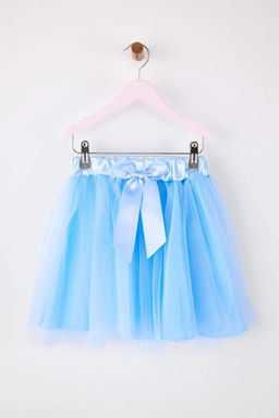 K?rm?z? K?z Cocuk Regular/Normal Kal?p Kurdeleli Tutu Dokuma Etek TKDAW25ET00004 - Trendyolmilla фото 4