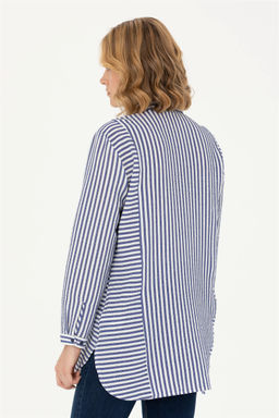 U. S. Polo Assn Женская темно-синяя рубашка с длинным рукавом - U.s. polo assn фото 13