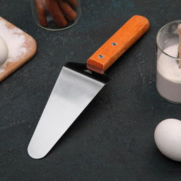 Лопатка для торта и пиццы Доляна, 26?6 см, цвет коричневый  фото 2