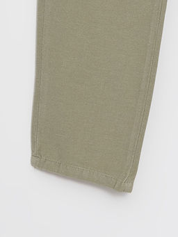 Beli Lastikli Keten Kar???ml? Erkek ?ocuk Pantolon