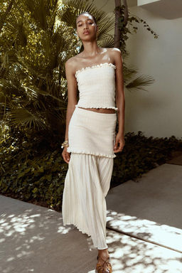 KNIT BANDEAU TOP - Zara фото 3