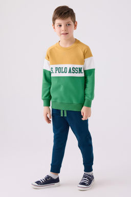 Мальчик зеленая пижама набор Неожиданная скидка в корзине - U.s. polo assn фото 3