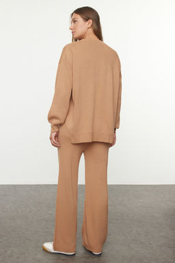 Camel Genis Kal?p Balon Kol Triko Alt-Ust Tak?m TWOAW24AU00067