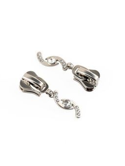 Бегунок для молнии «Трактор», №8, «Сияние», 10 шт., цвет никель