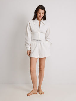 Infinity / Шорты жен. Beider белый меланж - Infinity Lingerie фото 3