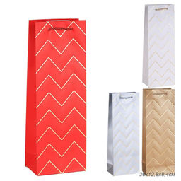 Цена за 12 шт. Пакет подарочный 36х12,8х8,4 / С322 /уп 12/720/ (Белый)