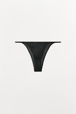METALLIC THREAD THONG - Zara фото 4