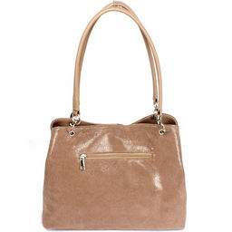 Сумка женская натуральная кожа ADEL-185/1в (отделка ИСК/КОЖА), 3отд, капучино 264684 - Adelia фото 2