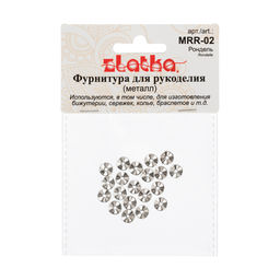 Zlatka Рондель MRR-02 7 мм 20 шт 2-й сорт 01 под античное серебро  фото 3