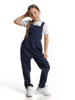 Комбинезон для девочки UD 7143 т.синий