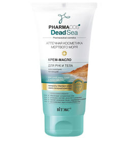 PHARMACOS DEAD SEA Крем-Масло для рук и тела очень сухой и атопичной кожи, 150 мл